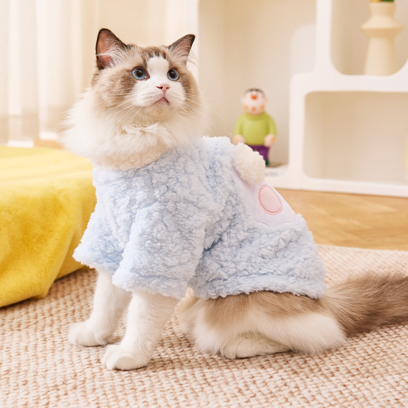 Otoño e invierno lindo súper lindo más ropa gruesa de terciopelo para perros pequeños y medianos a prueba de frío y cálidos para gatos y perros ropa de felpa al por mayor