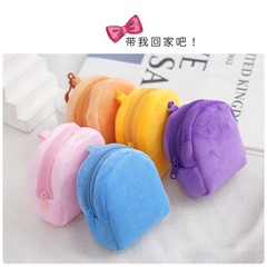 潮牌のあめの色のぬいぐるみの小さいかばんの純色のリュックサックのシンプルでかわいい純色の硬貨のリュックサックの証明書のカードの包み