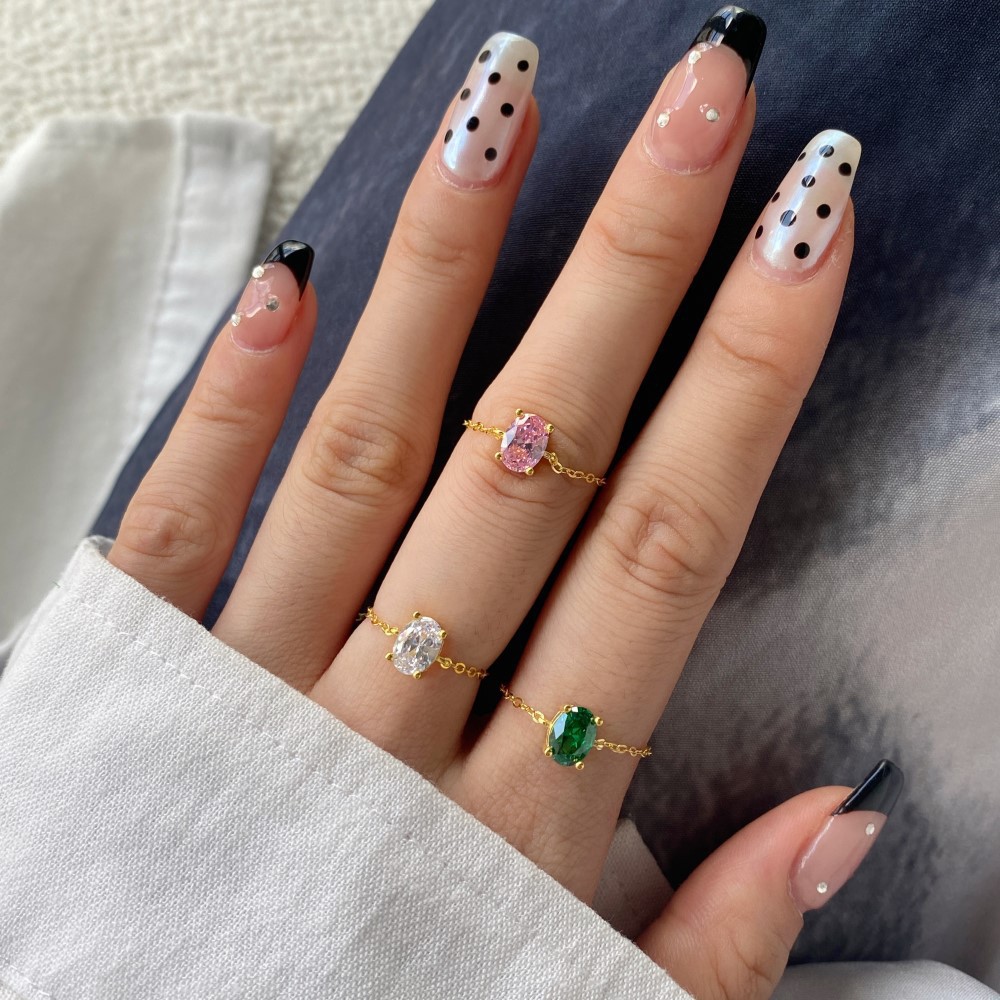 2g Weight Rings Classification 5, 6, 9 Ring Size 1 Piece Quantity Date, Tea Party Occasion 925 Sterling Silver Material Four Leaf Clover Pattern Women's Gender Plating Design Elegant, Glam Style 925 Sterling Silver Four Leaf Clover Rings 10