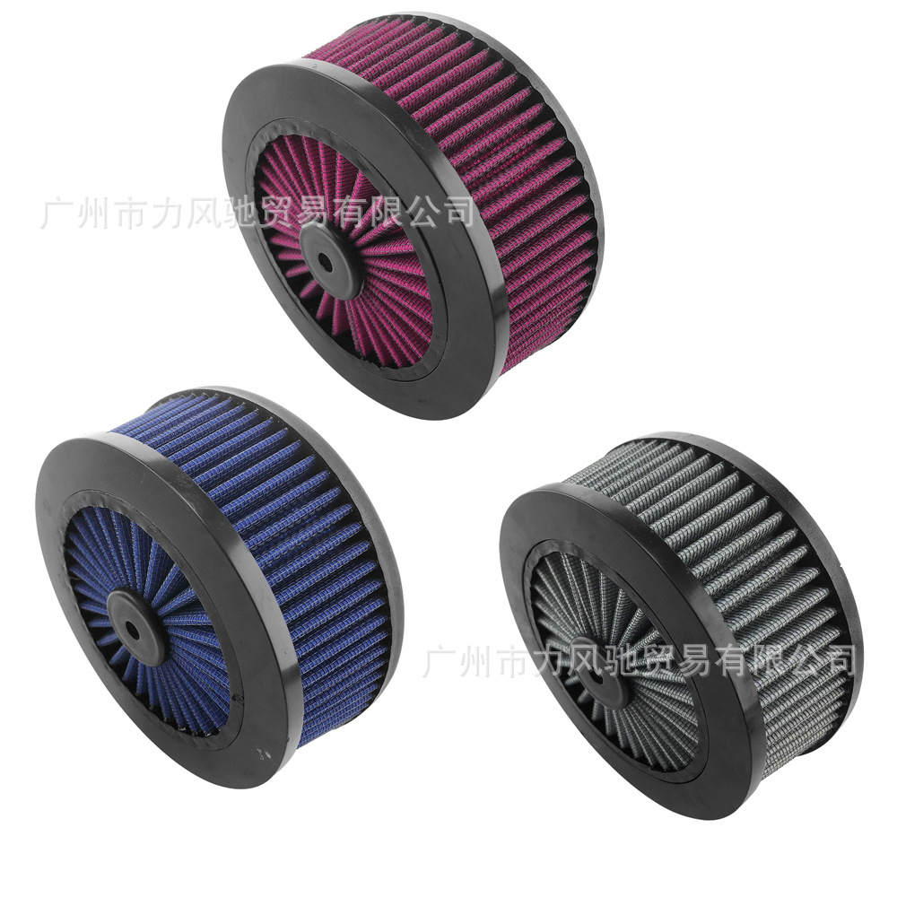 Accesorios de motocicleta Harley CNC cilindro de aire cartucho de filtro de aire cartucho de filtro de aire gran cilindro de filtro de aire