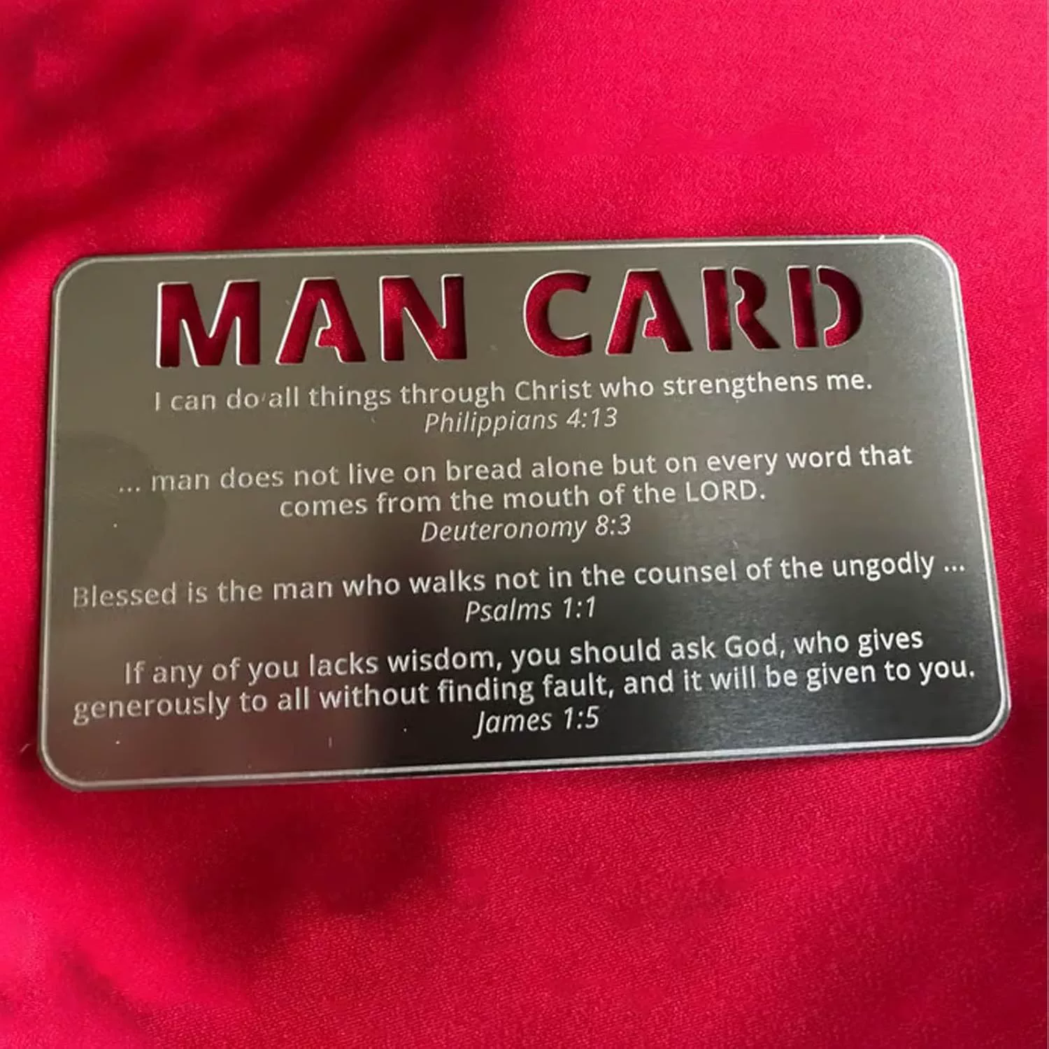 Новые трансграничные мини-карты Men and Women Bible Verse Prayer Cards