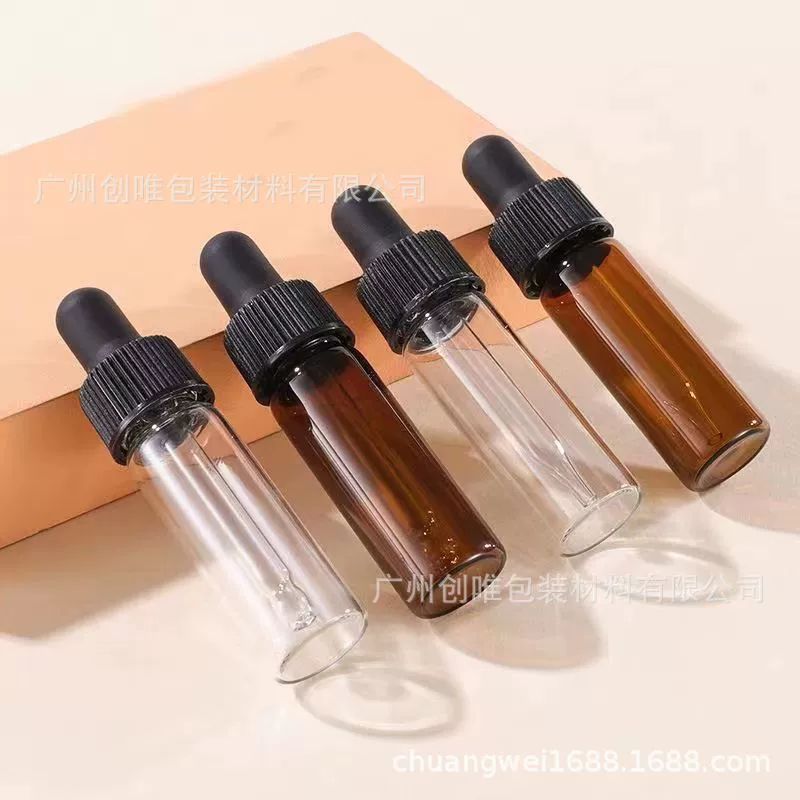 В наличии бутылка капельницы 1ml2ml3ml4ml5ml прозрачная стеклянная бутылка образец эссенция бутылка сток бутылка эссенция бутылка