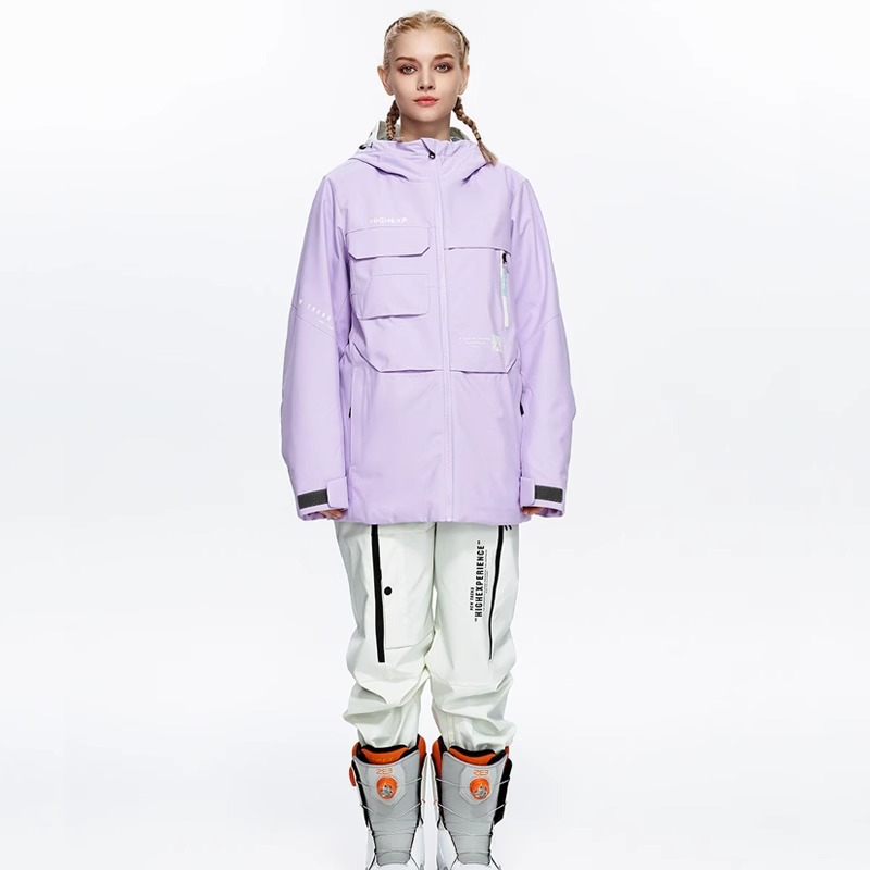 Zhigao nuevo conjunto de ropa de esquí impermeable a prueba de viento para mujeres ropa de esquí de monopatía cálida para hombres ropa de esquí de doble tablero para mujeres comercio exterior