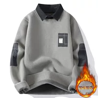 «Кросс-бордер» торговля? shirt, set, men's demi-season warm sweater