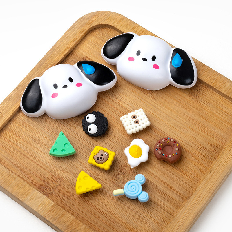 Hoyo Hoyo accesorios de zapatos lindos dibujos animados DIY botones de zapatos floral botones de zapatos accesorios botones de botones accesorios botones de PVC botones de zapatos