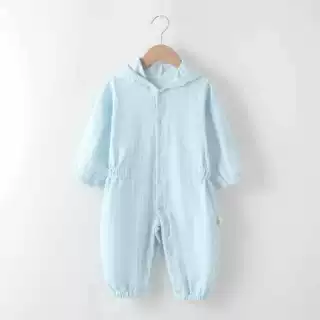 四季连体罩衣宝宝全是防脏爬行婴儿外出爬爬服柔软透气男女连体衣