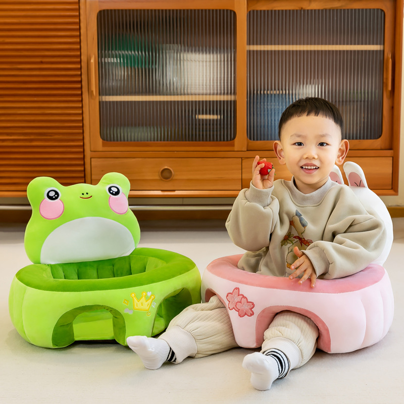 Juguetes de peluche de dibujos animados asiento de estudio de bebé sofá asiento anticaídas asiento de asiento de seguridad de bebé al por mayor