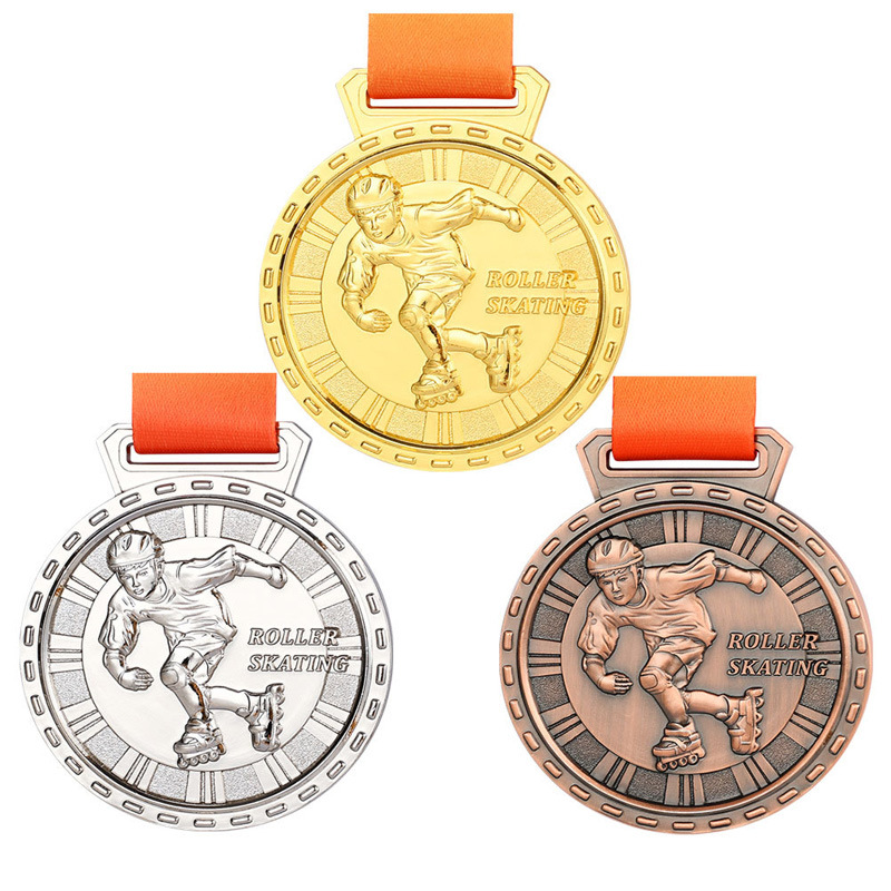 Juegos Deportivos Insignia de metal Medalla conmemorativa Natación Ping-Pong Rugby Patinaje en ruedas Ciclismo Boxeo Esquí
