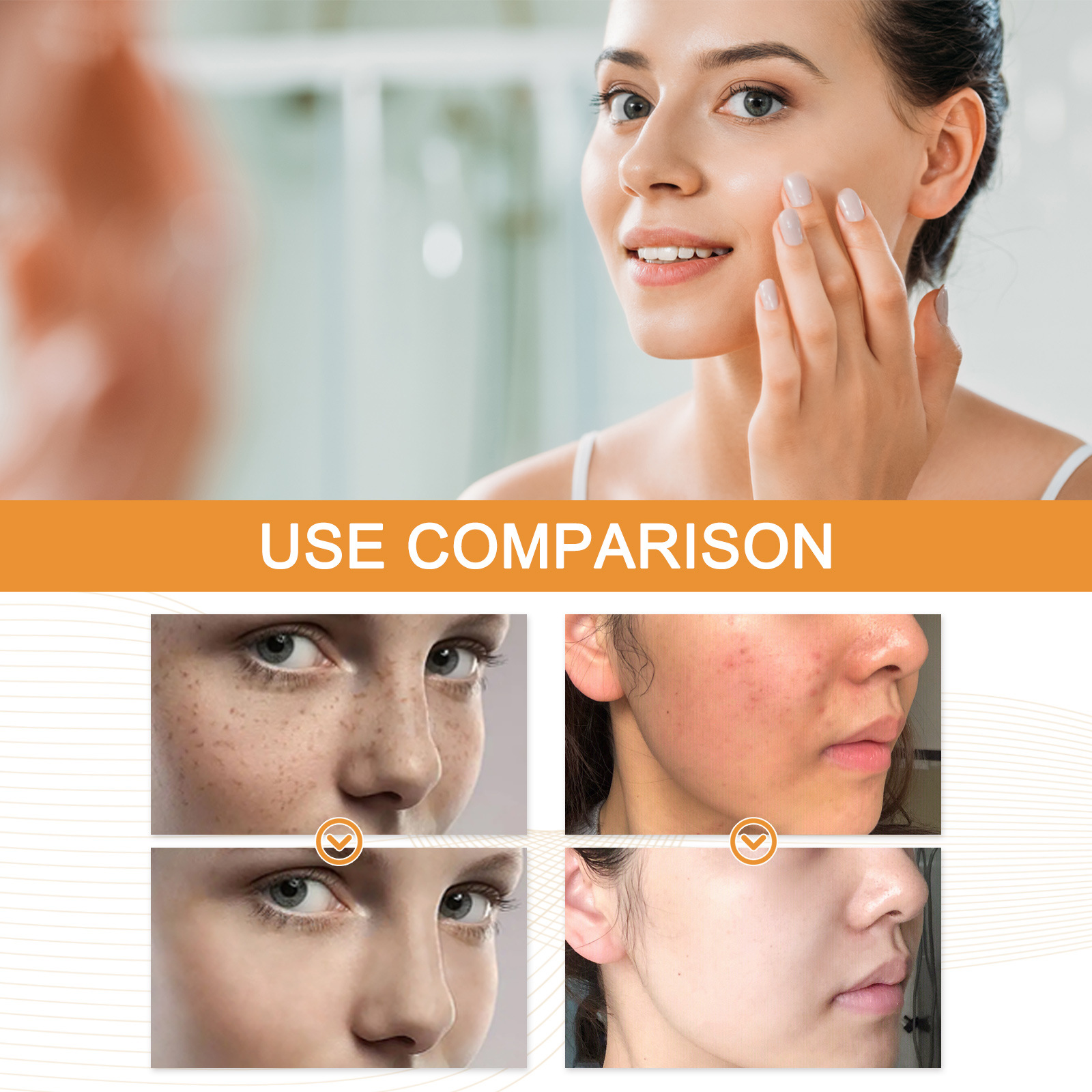 L'essence EELHOE vitamine C + vitamine E peut affaiblir les ridules, hydrater, éclaircir le teint, réparer la peau terne_voghion.com