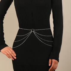 2024 Europe and US Cross-Border Bestselling Waist Chain | Bohemian-Style Multi-Layered Women's Waist Accessories