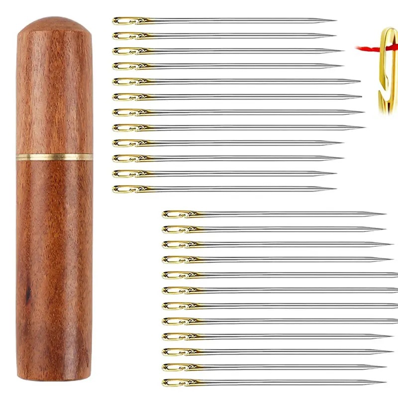 얕은 배럴 24 골드 바늘