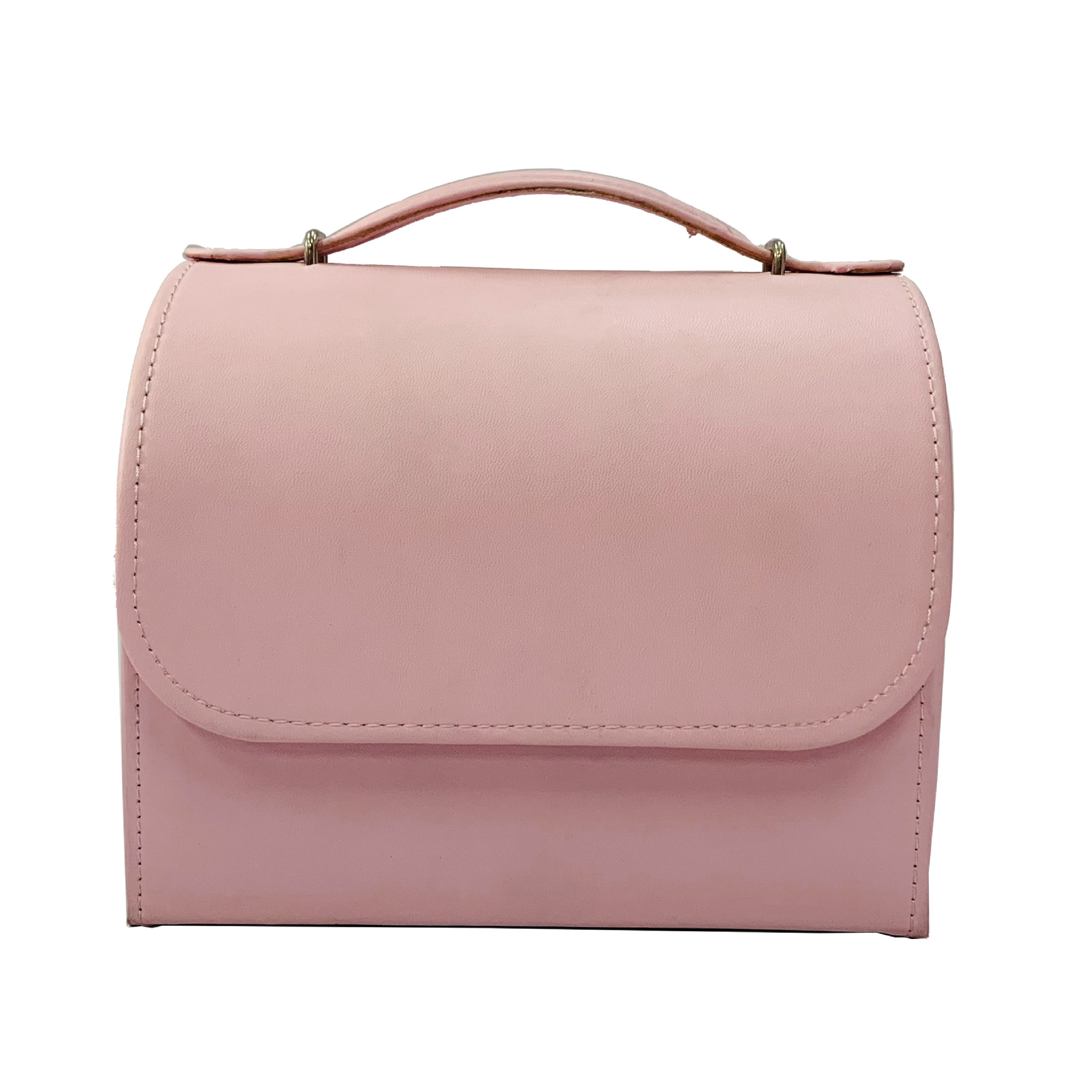 韩版化妆箱 公主少女心戒指吊坠收纳盒 PU皮多功能饰品首饰收纳箱