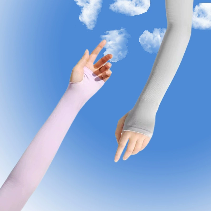 Без мяча ледяной рукав женский летний 2023 новый автомобиль солнцезащитный крем рукава наружный анти-ультрафиолетовый лед шелк ледяной рукав