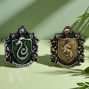 Harry Potter Collar College Authentic Badge Alloy Retro Small Brooch Three-Dimensional Logo Anime Quality Set