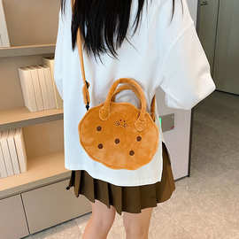 厂家批发新款迷你毛绒包女包可爱儿童零钱包ins日系单肩斜挎包潮