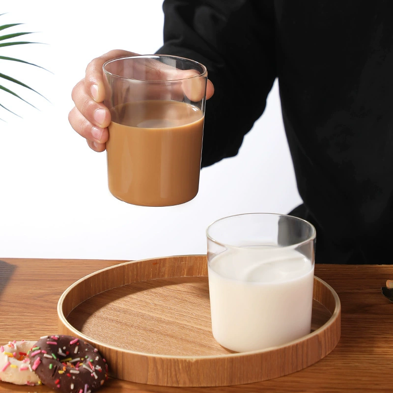 Glass coffee tea cup, tea set, simple and elegant design