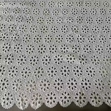 汕头厂家 水溶牛奶丝满幅 蕾丝布料花边女装童装高档镂空刺绣面料