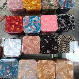 新款PVC片材饰品材料冰花膜手机壳贝壳纹夹胶玻璃装饰膜