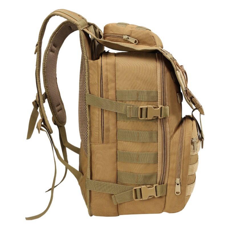 Mochila táctica multifuncional de camuflaje para senderismo y montañismo, mochila deportiva para exteriores de gran capacidad para ciclismo y viajes.