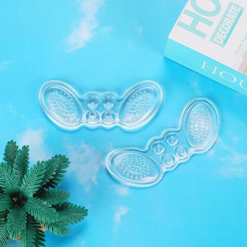 GEL heel sticker half size pad women's anti-falling and anti-wearing high-heeled shoes sticker anti-falling self-adhesive shoe size change