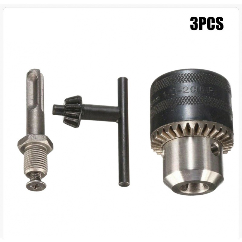 Taladro Chuck trinquete taladro Chuck autoblocante Chuck 10 Mm3/8 13 MM1/2 adaptador Chuck con biela