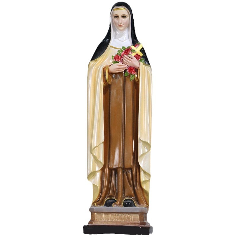 Transfronterizo 50cm pequeña estatua de la iglesia de la familia para decorar el personaje principal de la sala de estar