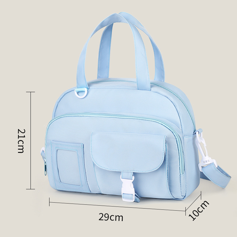 Bolsa de moda japonesa y coreana, bolso de hombro de secundaria secundaria, mochila de gran capacidad, bolso de dulces, bolso de mano.