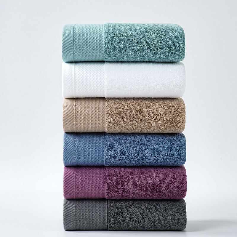 Towel Pure Cotton 40*80cm Household Cotton Absorbent Soft Thickeneded Adult Household Face Wash and Bath Towel Wholesale