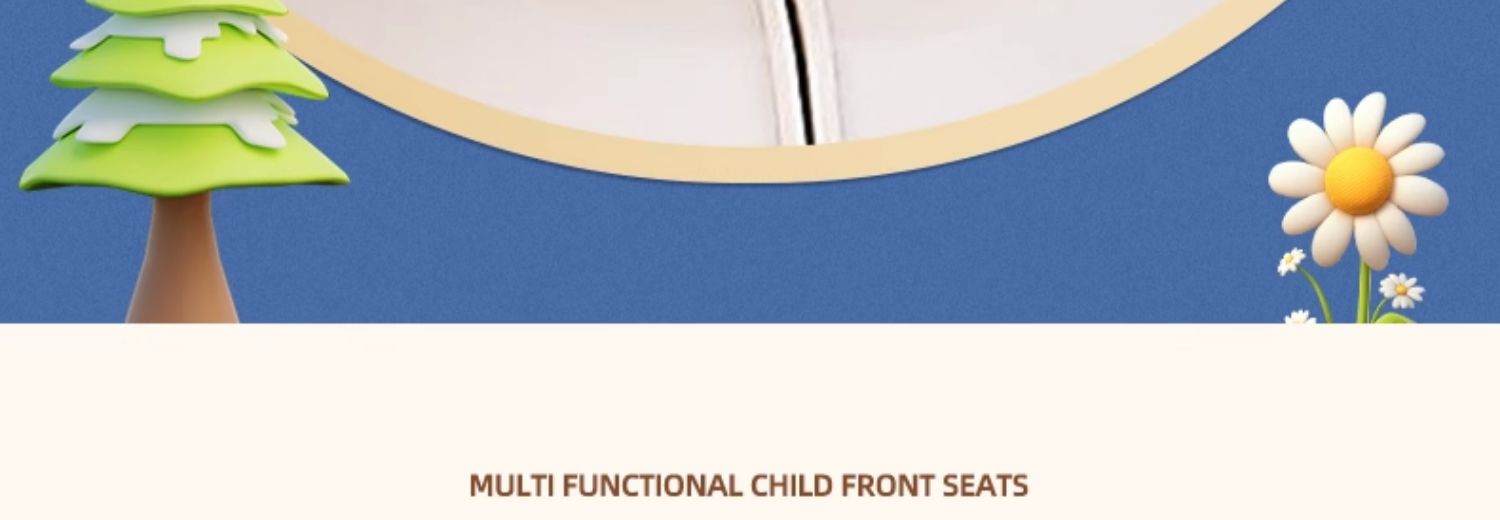 Electric Car Child Seat Front Battery Car Baby Safety Seat Yadi Emma Bell Baby Child Stool