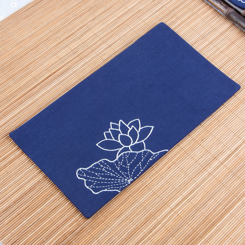 Paquete de material de bordado hecho a mano de bricolaje conjunto de tela estera de té montaña regalo creativo bordado paquete de material principiante