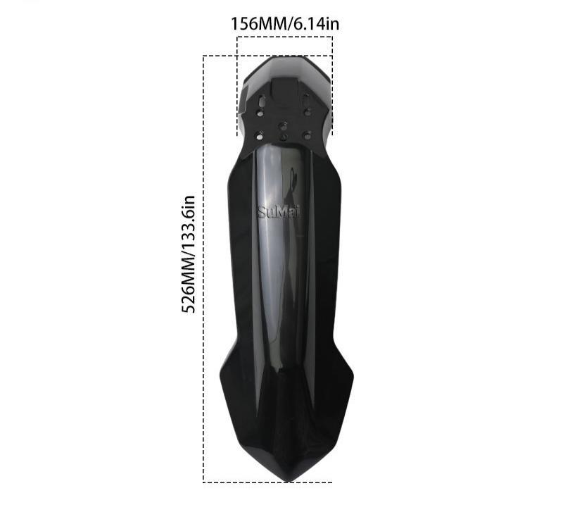 Suitable for Modified Kuge Electric Motorcycles, Kuge Front Fender, Anti-Scratch and Wear-Resistant Riding Fender, Mud Guard