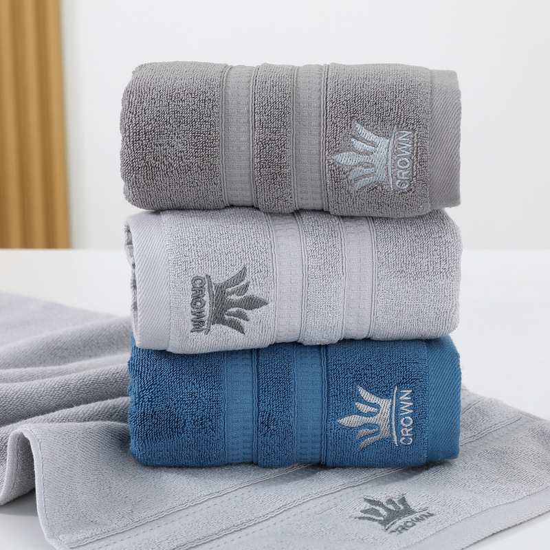 100% Pure Cotton Towels Wholesale, Thick, Absorbent, Soft, Skin-Friendly Towels, Suitable for Supermarket Gifts and Employee Benefits, Single Pack