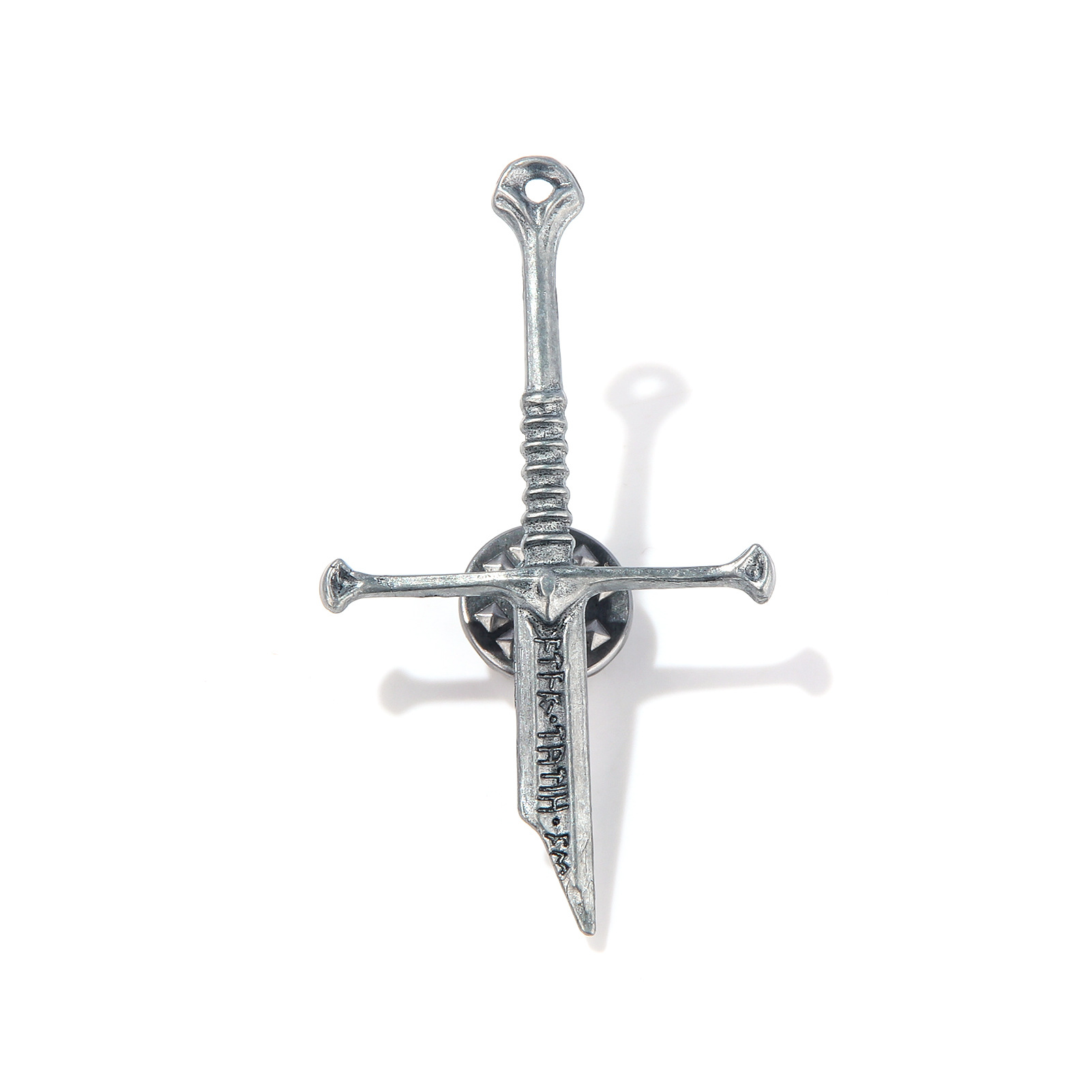 Cross-Border Supply of Film-Related Merchandise: Lord of the Rings Elendil's Sword Aragorn's Broken Sword Zinc Alloy Brooch
