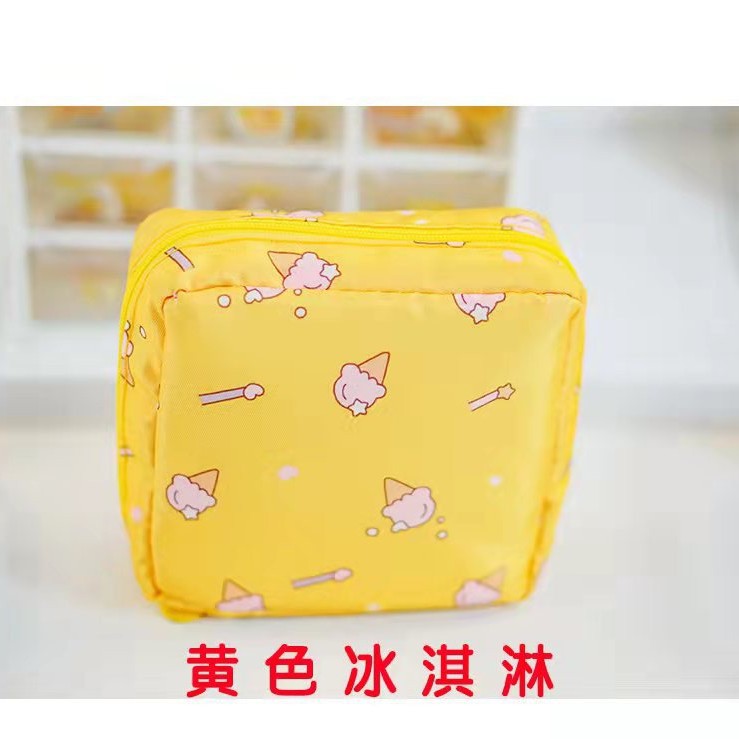 Bolsa de almacenamiento de toallas sanitarias tía toalla bolsa de almacenamiento portátil impermeable Paquete de gran capacidad para período fisiológico bolsa pequeña toalla mensual bolsa de almacenamiento portátil