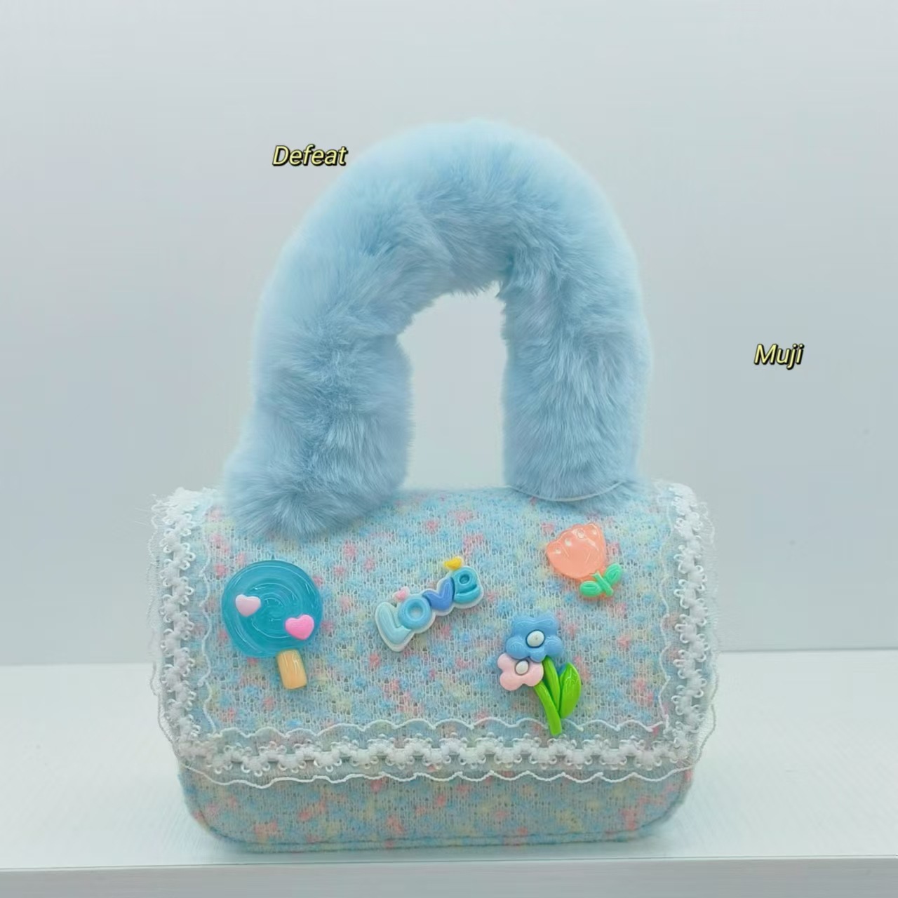 Bolso de peluche, bolso de hombro, bolso de mochila, bolso de cambio, bolso de accesorios, bolso de princesa, bolso de niños al por mayor