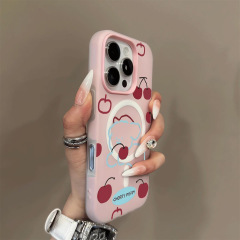 磁吸果冻二合一手机壳华强北适用iphone16苹果手机保护套卡通时尚