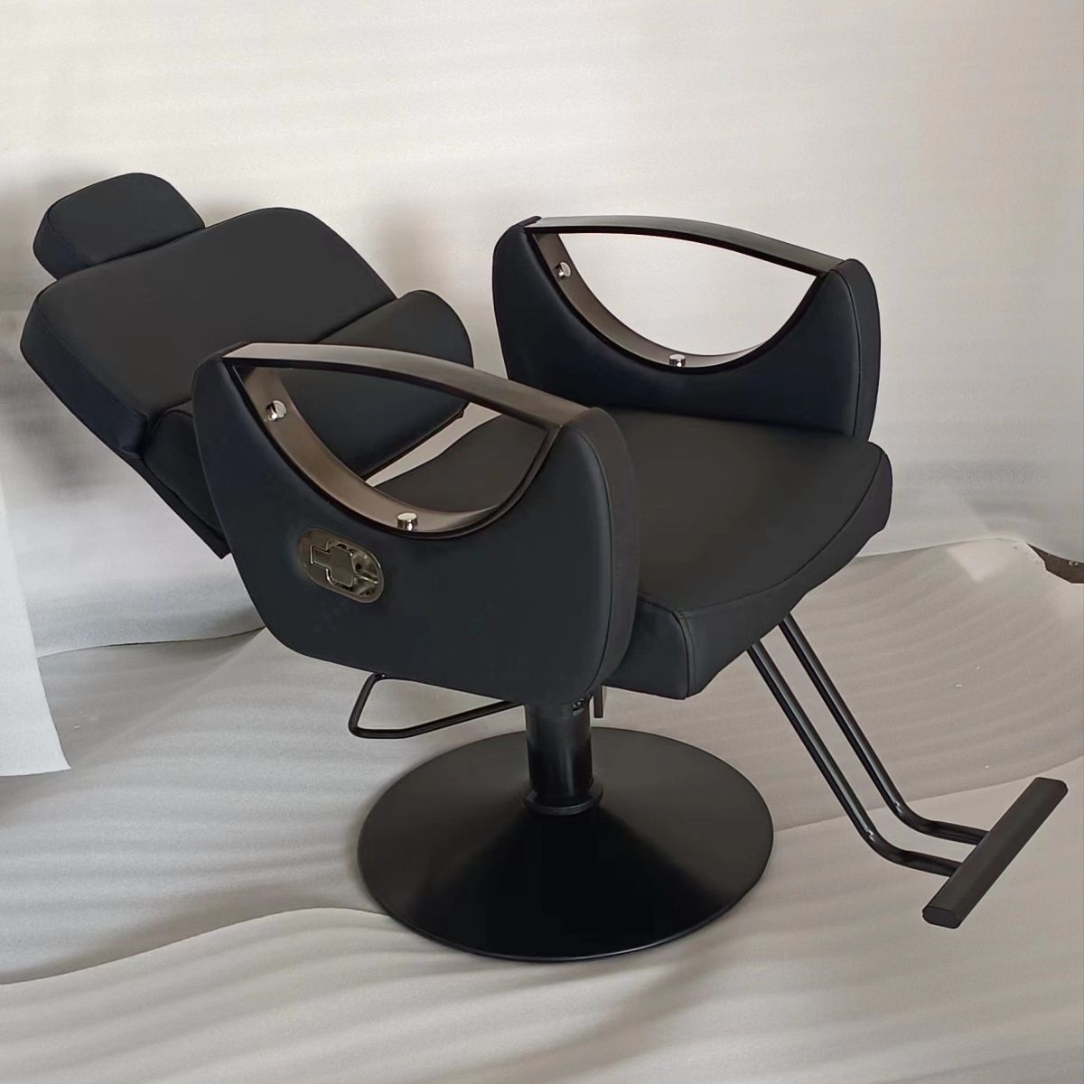 silla de peluquería, silla de elevación giratoria, silla de barbear, silla de barbear multipropósito, silla de barbear, silla de barbear