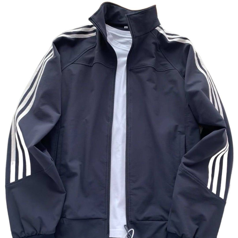 三条杠夹克外套女春秋款棒球服立领初秋早秋穿搭运动秋季美式上衣|undefined