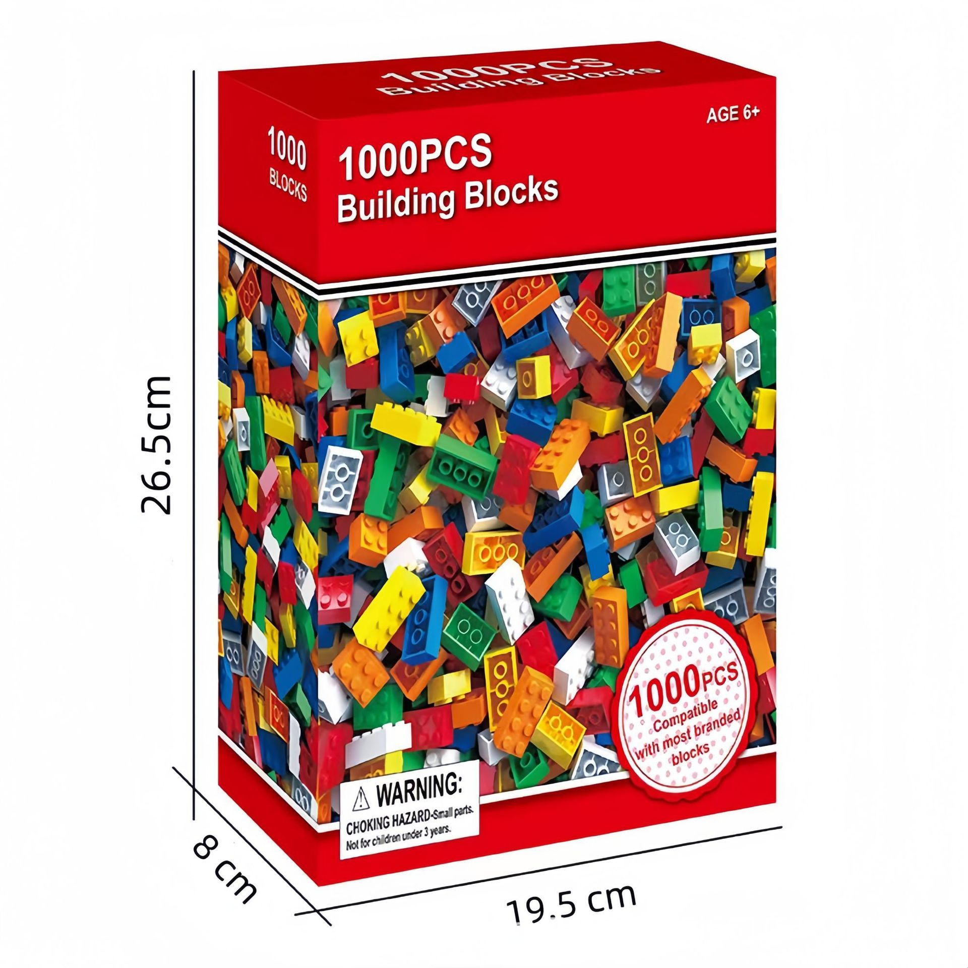 Lote de 1000 bloques pequeños compatibles tipo Lego