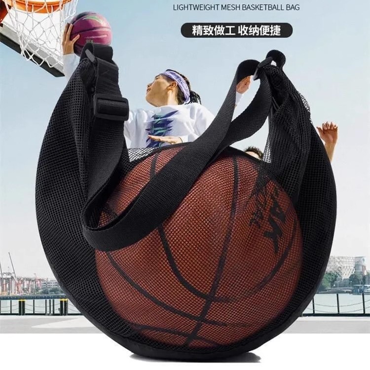 New Single Shoulder Crossbody Basketball Bag Football Bag Volleyball Bag Student Basketball Storage Bag Training Zipper Backpack Wholesale