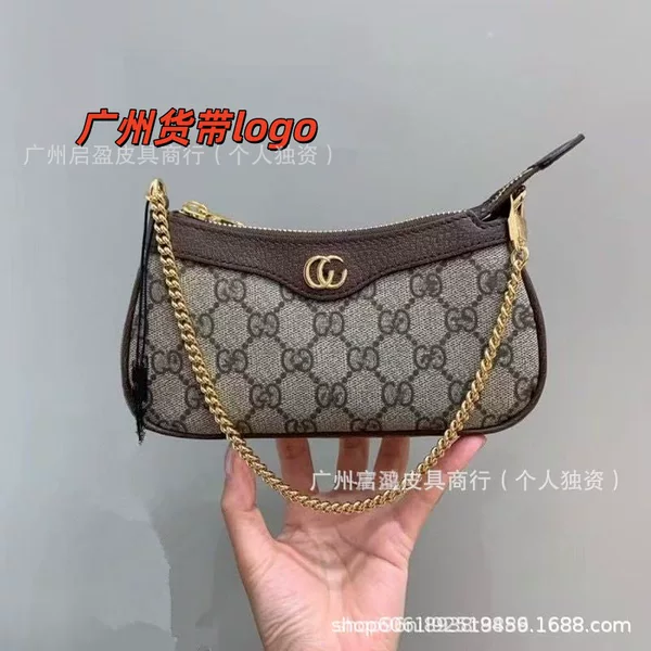 Wholesale for export: 2026 new Ophidia series mini classic vintage underarm bag, chain bag, shoulder bag for women