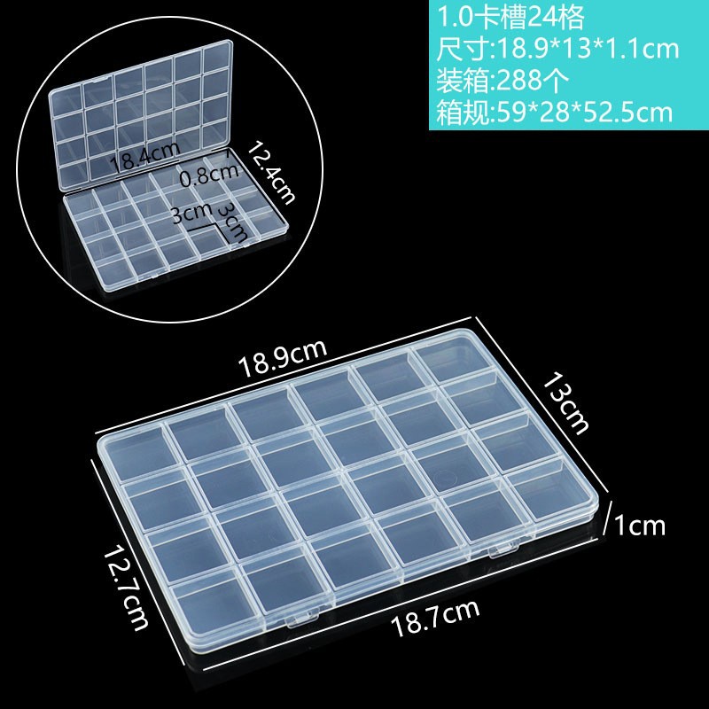 1.0 ranura de tarjeta fijación 24 grados 18.9 * 13 * 1cm