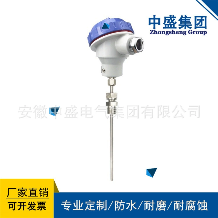 Бронированный датчик температуры с термостойкостью WZPKB-248 0-300 ℃ Т=350 диаметр 8М20*1,5