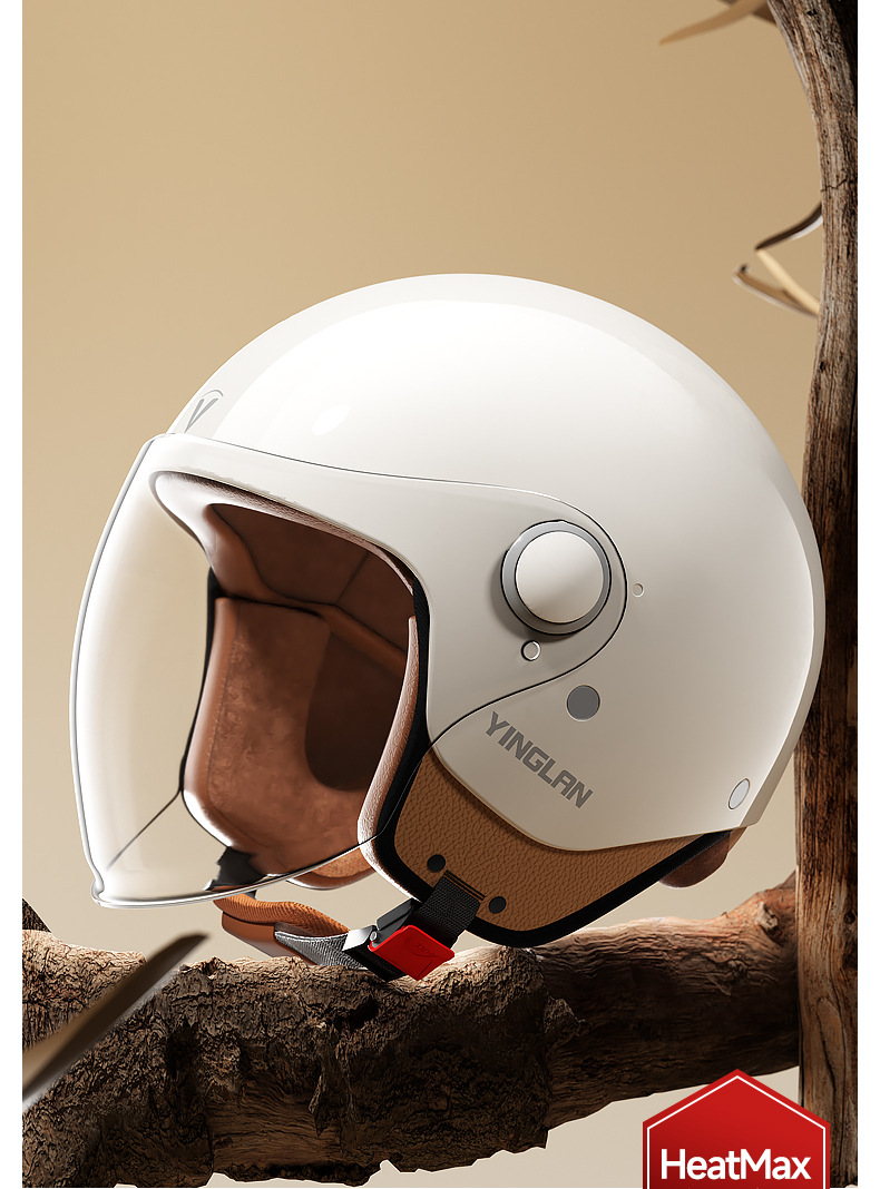 3C Certified Motorcycle Electric Vehicle Helmet Winter Half Helmet