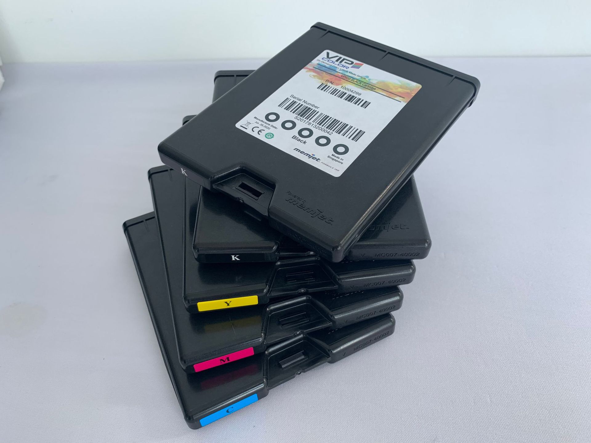 VipcolorVP500VP600 J M210彩色标签打印机墨盒原装墨盒专用正品