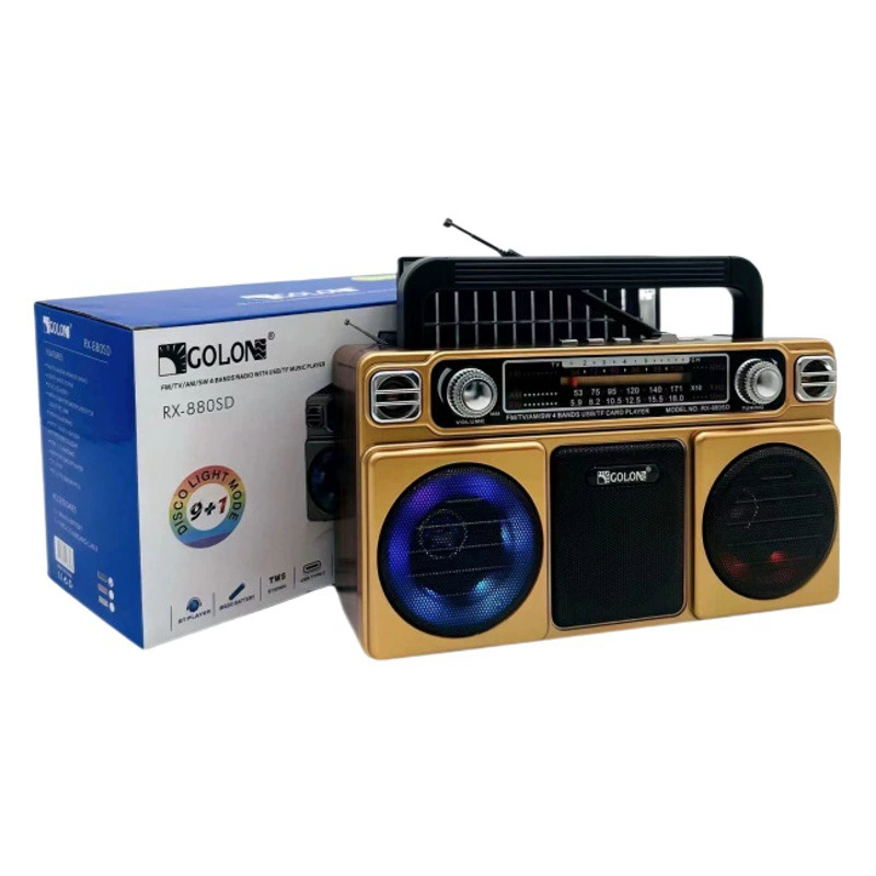 Трансграничный Новый Ретро Bluetooth-динамик открытый высококачественный сабвуфер портативное домашнее портативное радио