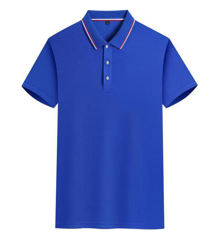 シルクコットン速乾インターカラーラペルプリントロゴ作業服半袖ポロシャツ180g(個包装なし)|undefined