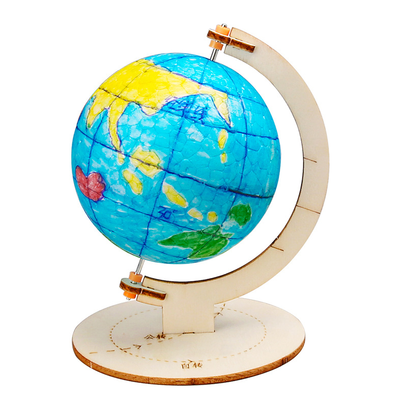 Ciencia y tecnología pequeña fabricación de estudiantes de secundaria hechos a mano globos de espuma grandes fabricación de modelos de material de fábrica al por mayor