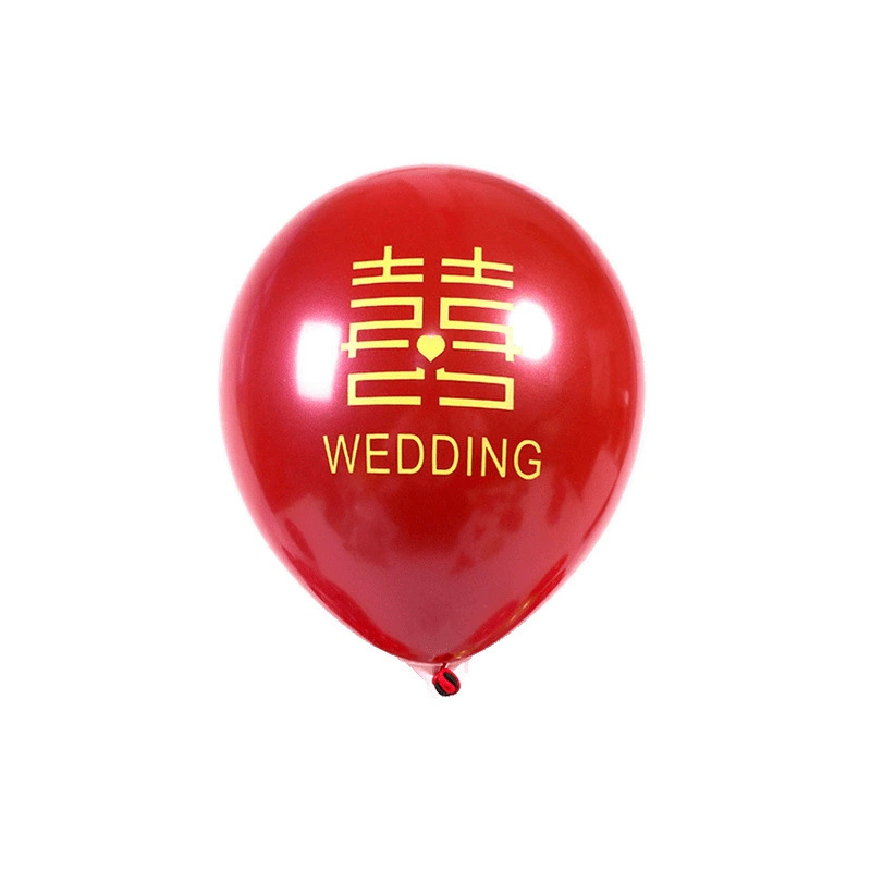 Balloon, layout, decorations, double-layer red jewelry