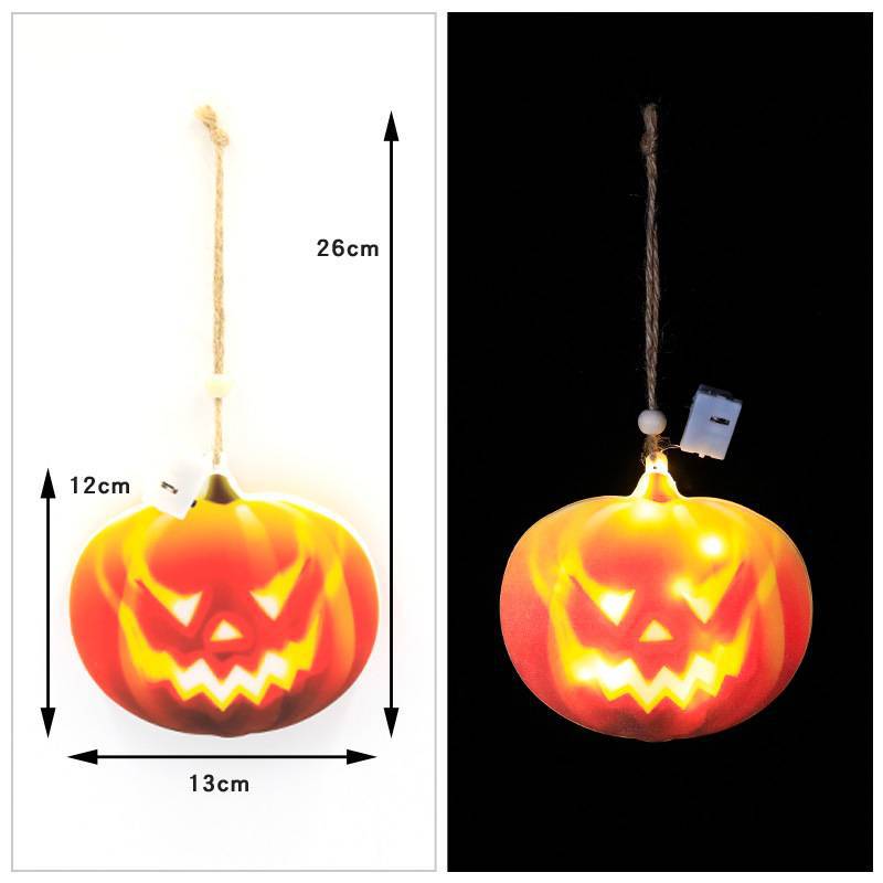 Nuevo fantasma Festival Fiesta diseño colgante Cadena de luz diablo cráneo luz LED calabaza luz Halloween decorativa luz de color